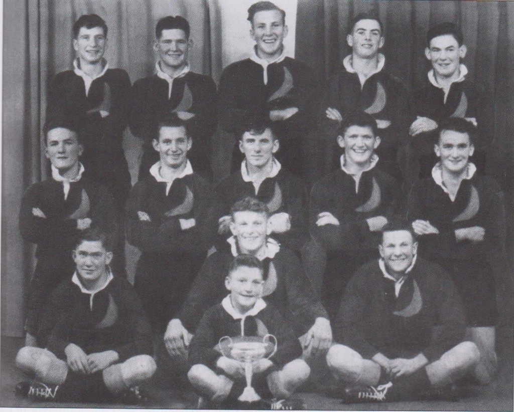 Ron in the Half Moons team of 1948 - middle row second from right