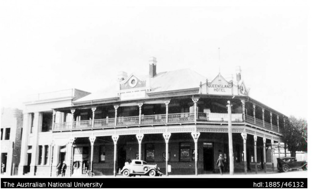 Queensland Hotel. Source: https://digitalcollections.anu.edu.au/handle/1885/46132