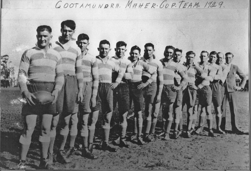 Sid Harris (captain); Jack James, Jack Walkom, Fred Hayward, Alf Tasker, Jack Dempsey, Gordon Hinton, Algie Faunce, Les Harris, Leo Sheedy, George Purcell, Jack Watson, Bill 'Chips' Phillips, A. Trinder. Note that this may not be a Maher Cup team as stated as Bill Lesberg played in all Cup matches in 1929.