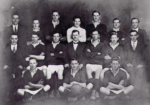 Bill Maizey 3rd from left in back row, and brother Wal 5th - Gladesville 2nd Grade. Source: Trove